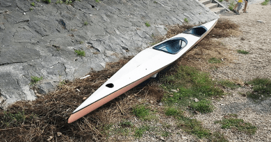 Gazdátlan kajakot vetett partra a Duna Felsőgödön