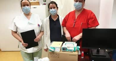 Orvosi eszközök a Szent Ferenc Kórház javára