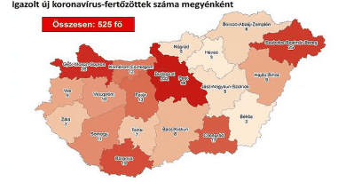 Koronavírus: már megyei bontásban is készül térkép