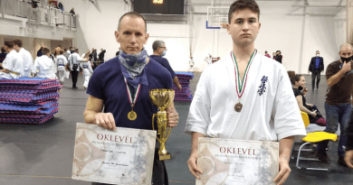 Dobogós váci helyezések a nemzetközi karate kupán