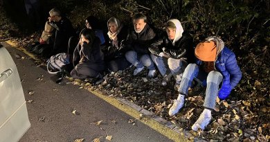 Tíz szír migránst szállított a román sofőr Szob környékén, amikor a váci rendőrök igazoltatták őket