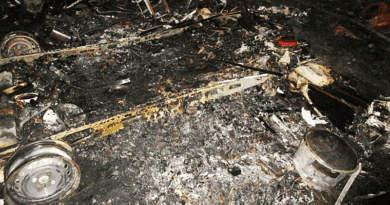 Egy ember bennégett a kigyulladt lakókocsiban